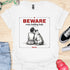Beware crazy bulldog lady - V3 - Shoulder To Cry On Two T-Shirt
